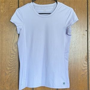All Yoga Cool Fit Lavender Athletic Tee